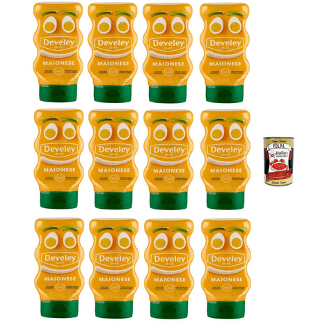 Mayonnaise-Sauce 12x 250 ml 100% natürliche Zutaten Original italienisch inkl. Italian Gourmet Polpa 400g