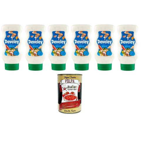 Italian Gourmet Salsa Kebab Senza Glutine, Glutenfreie Kebabsauce 6x410ml inkl. Italian Gourmet polpa 400g Original italienisch