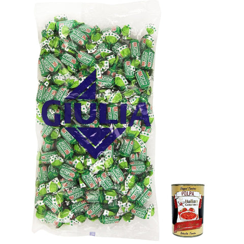 La Giulia GIULIA Mentapiù Caramelle alla menta, Münzbonbons, lollies Süßigkeiten 1000g inkl. Italian Gourmet polpa 400g Original italienisch
