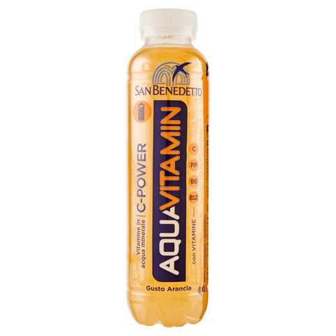 San Benedetto Aquavitamin C Power wasser mit Orangen PET Flasche 24x40cl Original italienisch Getränk