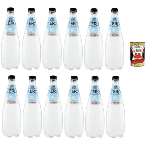 San Benedetto Gassosa zero, Kohlensäurehaltiges Erfrischendes Aperitiv Aperif sugarfree 12x75cl Original italienisch Getränk