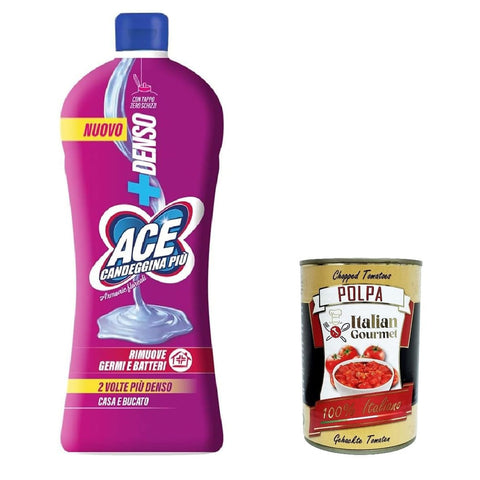 ACE Candeggina Più Denso Squeeze Aroma Floreale, dickes Bleichmittel, blumiges Aroma 3x1l Original italienisch Pflege