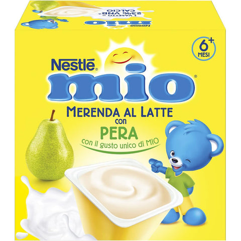 Nestlé MIO Milchsnack mit Birne, 4 x 100 g Fertiggerichte italienisch Original