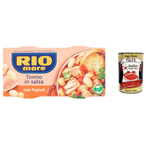 Rio Mare tonno e fagioli fertiggerichte Thunfisch Bohnen 2x160 g Instant food Fleisch, Geflügel & Wild italienisch Original