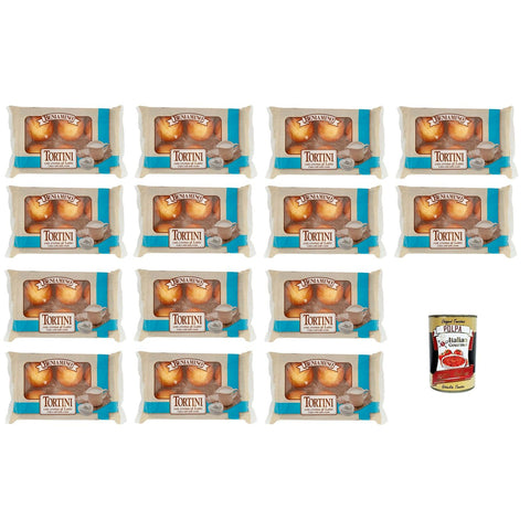 Beniamino Tortini con farcitura di crema al latte mit Milchcremefüllung 14x250 g italienisch Original Pastasauce + kostenlos polpa 400 g