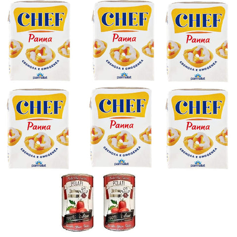 Parmalat Panna chef Sahne per cucinare Kochcreme creme fur Koch 6x500ml Original italienisch Feinkost