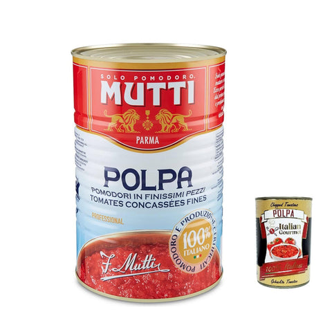 Mutti polpa di Pomodoro Tomatenpulpe Tomaten sauce 100% Italienisch 4,05 Kg Gemüse Original