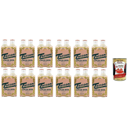 Tassoni Ginger Beer 4 x 180 ml Ginger Ale italienisch Original