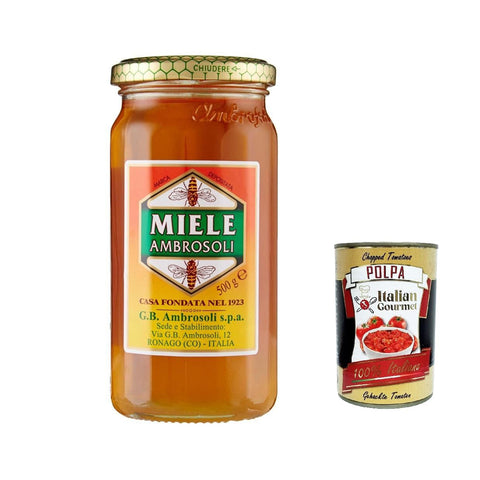 Ambrosoli Miscela Di Miele Di Fiori MILLEFIORI, Millefiori Blumenhonig Mischung 3x500g Original italienisch Aufstrich