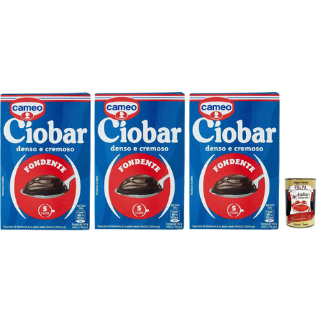 Cameo Ciobar Dark, Heiße Schokolade 3x115g Original italienisch Getränk