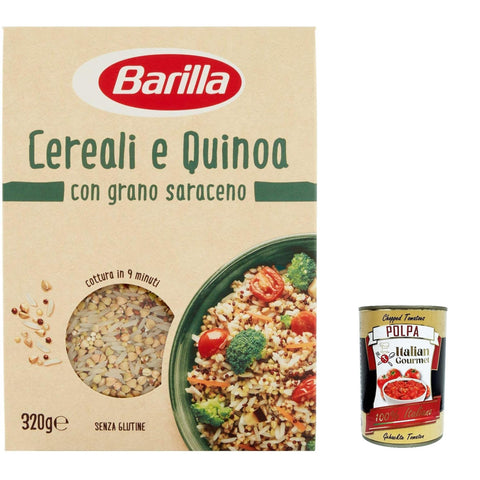 Barilla Cereali e Quinoa, senza glutine, gluten 6x Original italienisch Kaltes Müsli