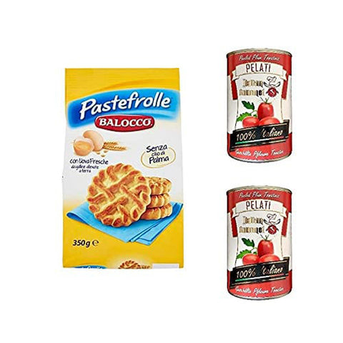 Balocco Pastefrolle Kekse mit italienischer Milch und frischen Eiern biscuits cookies 1x350g Original italienisch