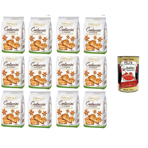Monardo Cantuccini mit Mandeln, Mandel Kekse, 12x150 gr italienisch Original