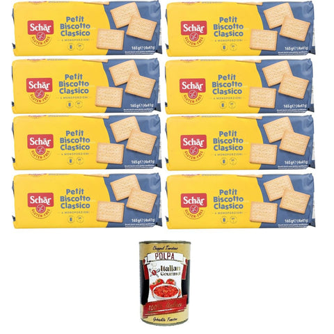 Schar Petit Biscotto classico senza glutine Petit Classic glutenfreier Keks 8x165g Original italienisch Kekse