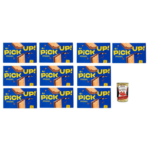 Pick Up Original Milchschokoladentafel im Doppelkeks Packung Jede Packung enthält 4 Kekse à 10x112 g 28 g italienisch Original + kostenlos Polpa di Pomodoro 400 g