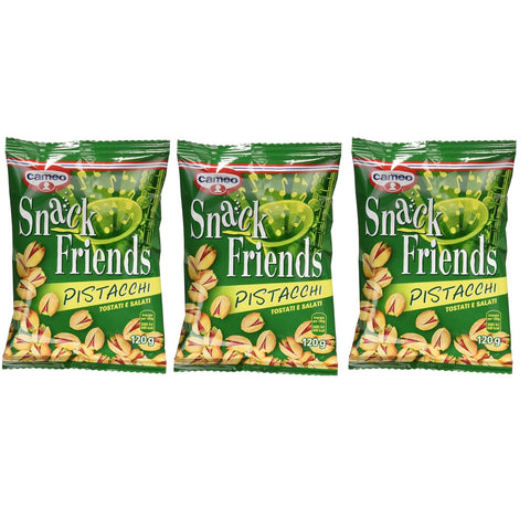 Cameo Snack Friends Pistazien, 120 g Packung Knabberartikel italienisch Original