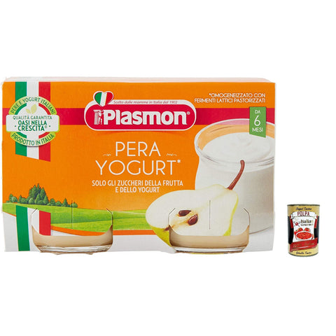 Plasmon Pera e Yogurt 2x120g Original italienisch Zutat