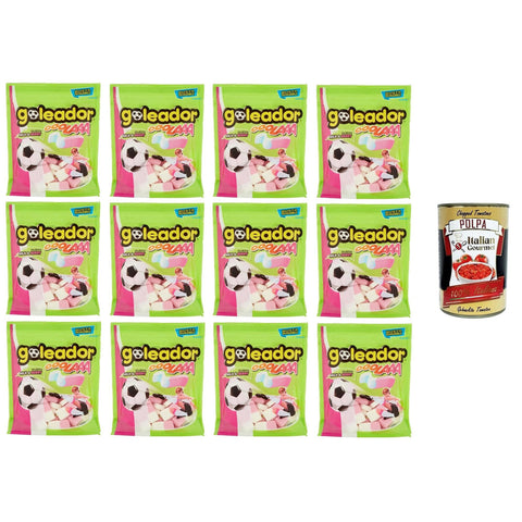 Goleador Ooolaaa Caramelle Gommose Gusto Milk&Berry Ooolaaa Gummibonbons mit Milch und Beerengeschmack 12x 180 gr italienisch Original