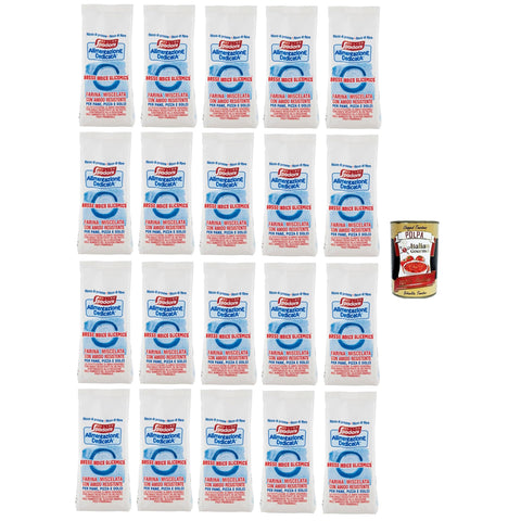 Molino Spadoni- Molino Spadoni- Alimentazione dedicata Farina a basso indice glicemico Dedicated Nutrition Mehl mit niedrigem glykämischen Index 20x500 g