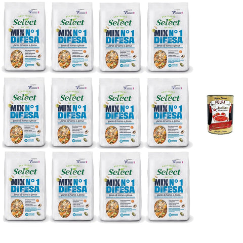 Select MIX N.1 DIFESA Quelle für Kupfer und Eisen 12x300 g italienisch Original Pastasauce + kostenlos polpa 400 g
