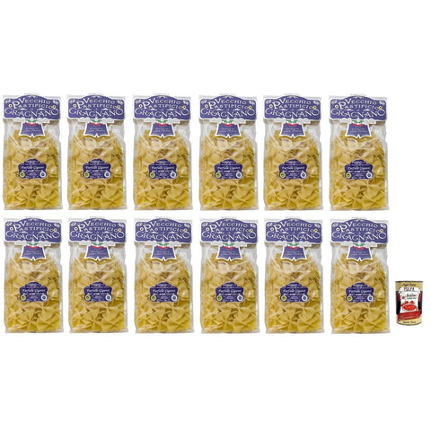 Il Vecchio Pastificio di Gragnano Pasta Farfalle Gragnano IGP Nudeln aus Hartweizengrieß von höchster Qualität 12x 500g italienisch Original