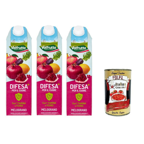 Valfrutta Difesa per il Cuore Verteidigung für das Herz 3x1000ml Original italienisch L-Glutamin
