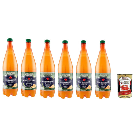 Aranciata Amara Limonade 'Bitteroange', Lemonade, italienisches Softdrinkgetränk 6x1200ml Original italienisch