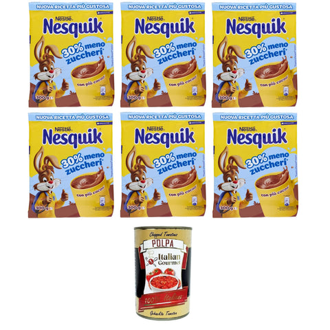 Preparato Solubile Per Bevanda Con Cacao Magro 30% Meno Zuccheri Lösliche Getränkezubereitung mit fettarmem Kakao und 30% weniger Zucker 6x300 g italienisch