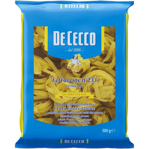 Pasta De Cecco 100% Italienisch Fettuccine n 233 Nudeln 500 g 10x italienisch Original + kostenlos polpa 400 g