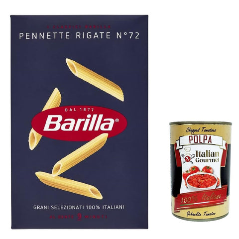 Pasta Pennette rigate Nr. 72 100% italienisch Nudeln pack 500 g 10x italienisch Original + kostenlos polpa 400 g