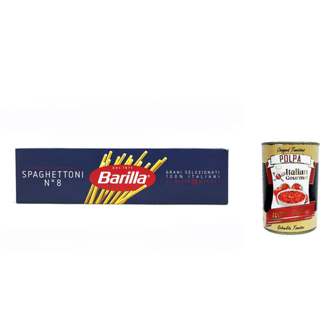 Spaghettoni n° 8, Pasta 100% Nudeln aus Hartweizengrieß Packung 10x500g Original italienisch