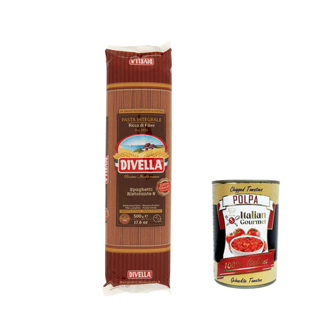 PASTA Divella Spaghetti integrale n. 8 Vollkor Nudeln 10x500g Original italienisch Sauce