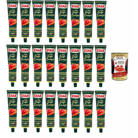Star Il Mio Sugo Lampo Tomaten Gemüse Sauce, 24x 140 gr Pastasaucen italienisch Original