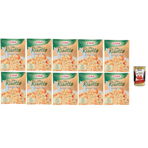 Star Il Mio Risotto Gamberetti Reis mit Garnelen italienisch Fertiggerichte 10x175 g italienisch Original + kostenlos polpa 400 g