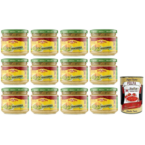 Old el Paso Salsa Guacamole Sauce auf Avocado Basis, Würzsauce 12x320g Original italienisch