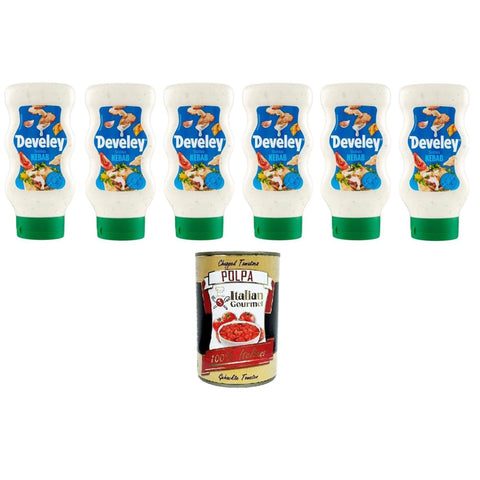 Italian Gourmet Salsas Italian Gourmet Salsa Kebab Senza Glutine, Glutenfreie Kebabsauce 6x410ml inkl. Italian Gourmet polpa 400g Original italienisch 8032804040014