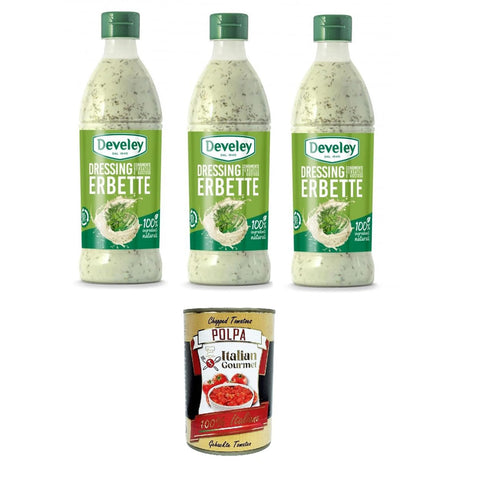 Salsa Dressing Erbette Sauce 3x 500 ml Salsas italienisch Original