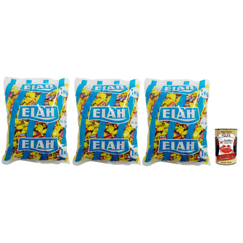 Elah Cubik Toffee La caramella classica Mou al latte Die Italienisch Klassische Milch Mou Süßigkeiten bonbons lollies 3x1 Kg italienisch Original Pastasauce +