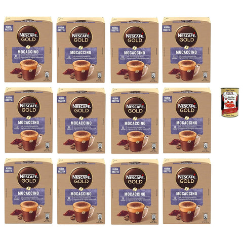 Mocaccino Coffee Instant Kaffee 12x 88 g kaffeemilch Pulverkaffee Snack Kuchen & Backwaren italienisch Original