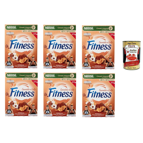 Nestle Nestlé FITNESS Cioccolato al latte, Milchschokolade 6x375g Original italienisch Gebäck
