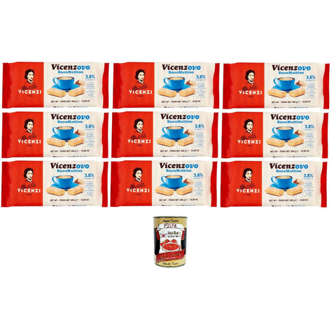 Matilde Vicenzi Vicenzovo I Savoiardi BuonMattino 9x300 g italienisch Original Pastasauce + kostenlos polpa 400 g