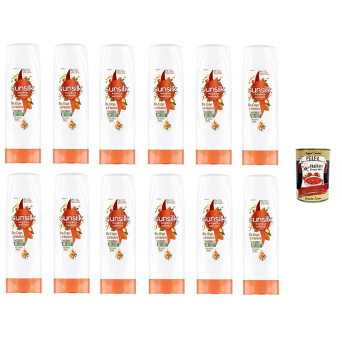 Argan und Mandelöl Conditioner, Conditioner für brüchiges und geschädigtes Haar 12x200ml Original italienisch Spülungen & Conditioner