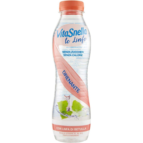Vitasnella Le Linfe Betulla Wasser Drainage mit Birkensaft 12x500ml Original italienisch Getränk