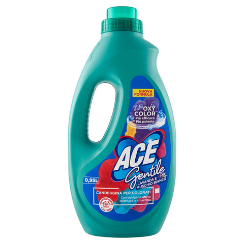 ACE+ ACE Gentile Lavendel und Moschus Flüssigwaschmittel 1x0,95l Original italienisch Pflege