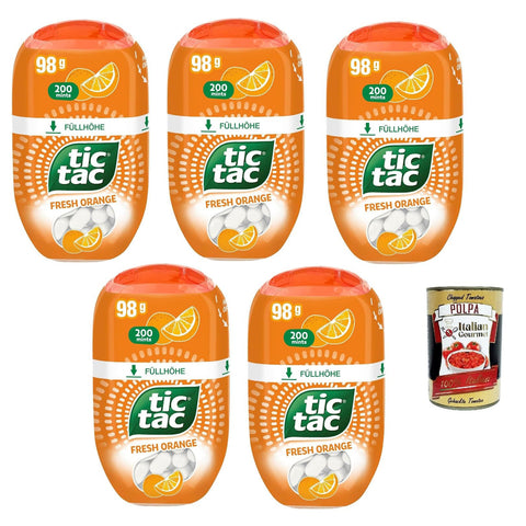 Arancia- Süßigkeiten mit sehr feiner Zuckerabdeckung und eine Orangen Geschmacksfüllung, glutenfrei 1 Stk Original italienisch Würzige Süßigkeiten