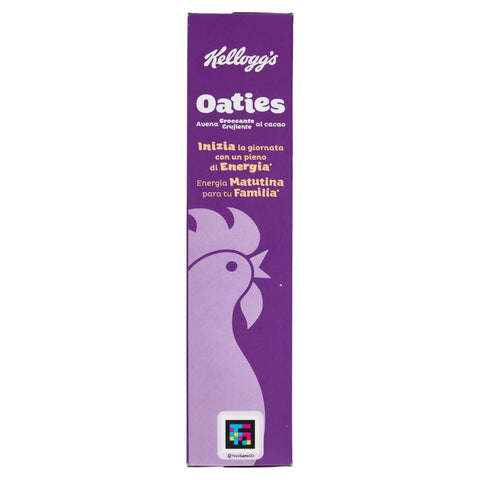 Kellogg Company Kaltes Müsli 5x Kellogg's Oaties Avena Croccante al cacao Knusprige Kakao-Haferflocken 360 g 5059319035802
