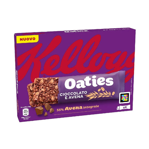 Kellogg's Müsliriegel Kellogg's Oaties barretta cioccolato e avena Schoko Hafer Riegel ( 10x 160g + 4x40 g italienisch Original