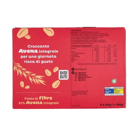 Kellogg's Müsliriegel Kellogg's Oaties barretta miele e avena Honig Hafer Riegel ( 10x 160gr + 4x40g italienisch Original