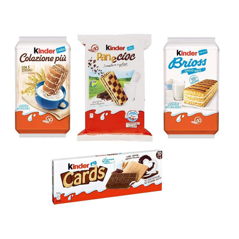 Kinder Testpaket Ferrero Brioss Colazione più Panecioc Brioche Snackkarten 1x1234g Original italienisch Kekse