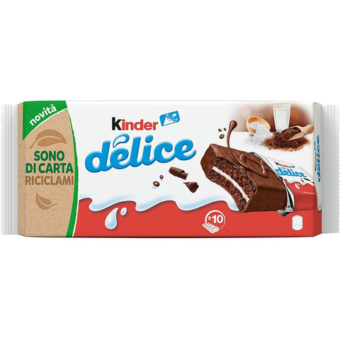 Kinder Ferrero Delice kekse Kuchen schoko riegel schokolade Kakao milch 42g 60x Original italienisch